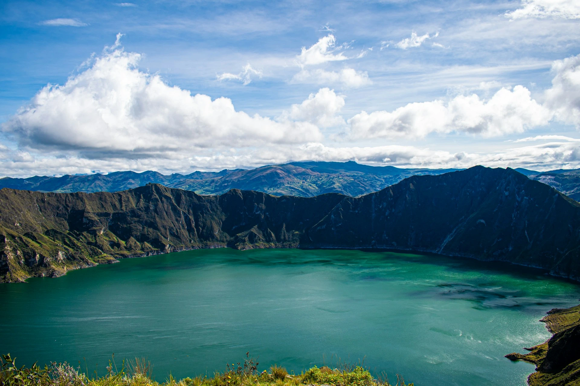 Pambamesa andina en Quilotoa